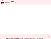 Tablet Screenshot of donketteringupholstery.com